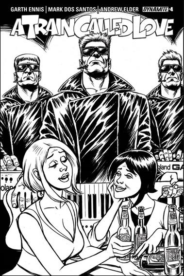 Train Called Love issue 4-B 1:10 Black & White Cover
