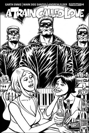 Train Called Love issue 4-B 1:10 Black & White Cover