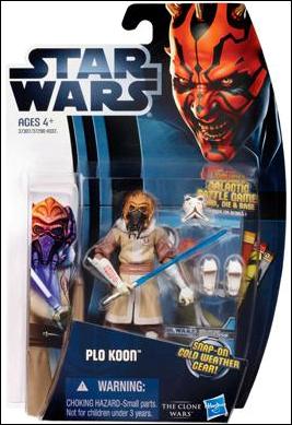 Star Wars: The Clone Wars Collection 3 3/4" Figures (2012) figure CW6 Plo Koon