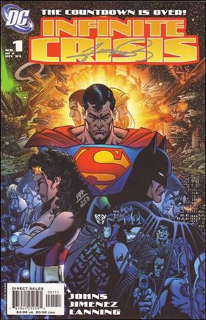 Infinite Crisis issue 1-E DF George Perez Cover (Signed by Perez) 1/250