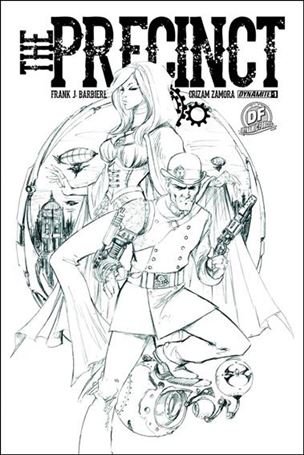 Precinct issue 1-G Joe Benitez Dynamic Forces Black & White Cover