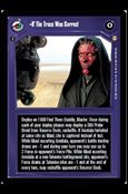 Star Wars: Tatooine Limited (Base Set) card 30 If The Trace Was Correct