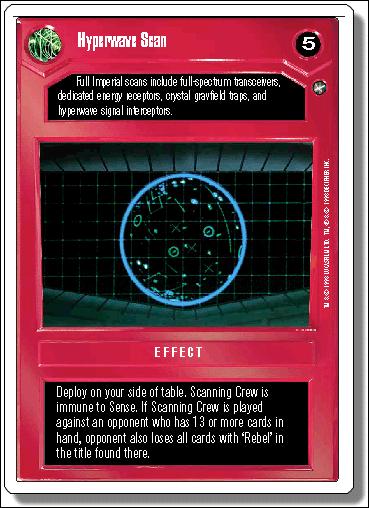 Star Wars: A New Hope Revised (Base Set) card 39 Hyperwave Scan