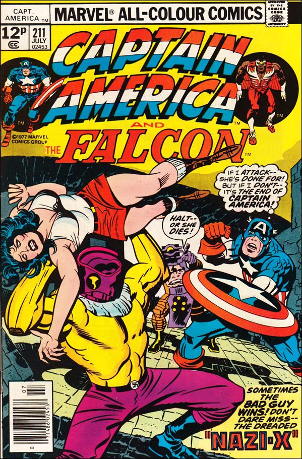 Captain America (1968) issue 211-C UK Price Cover