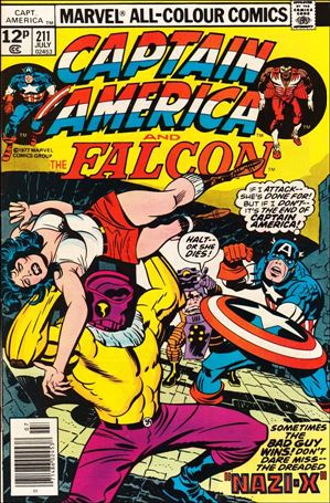 Captain America (1968) issue 211-C UK Price Cover
