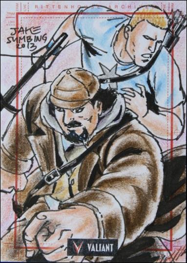 2013 Valiant Comics Preview Trading Card Set (Sketch Card Subset) card JSu-09