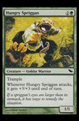 Magic the Gathering: Shadowmoor (Base Set) card 120 Hunry Spriggan