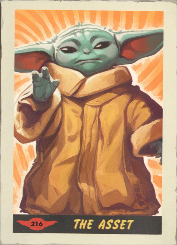 Star Wars Insider issue 216-D Grogu Trading Card FOC Cover