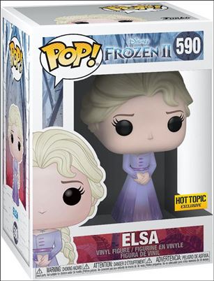 POP! Disney figure 590 Elsa (Purple Dress) Hot Topic