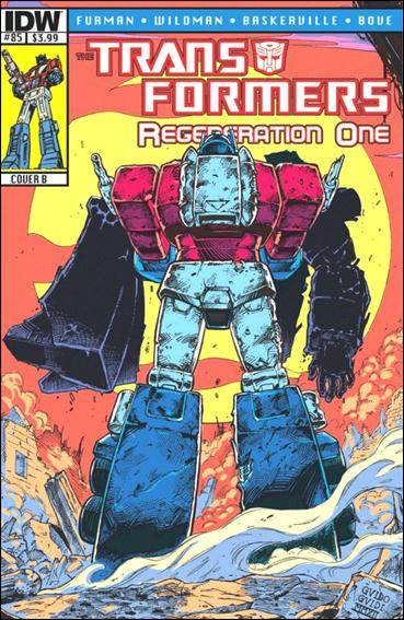 Transformers: Regeneration One issue 85-B Guido Guidi Cover