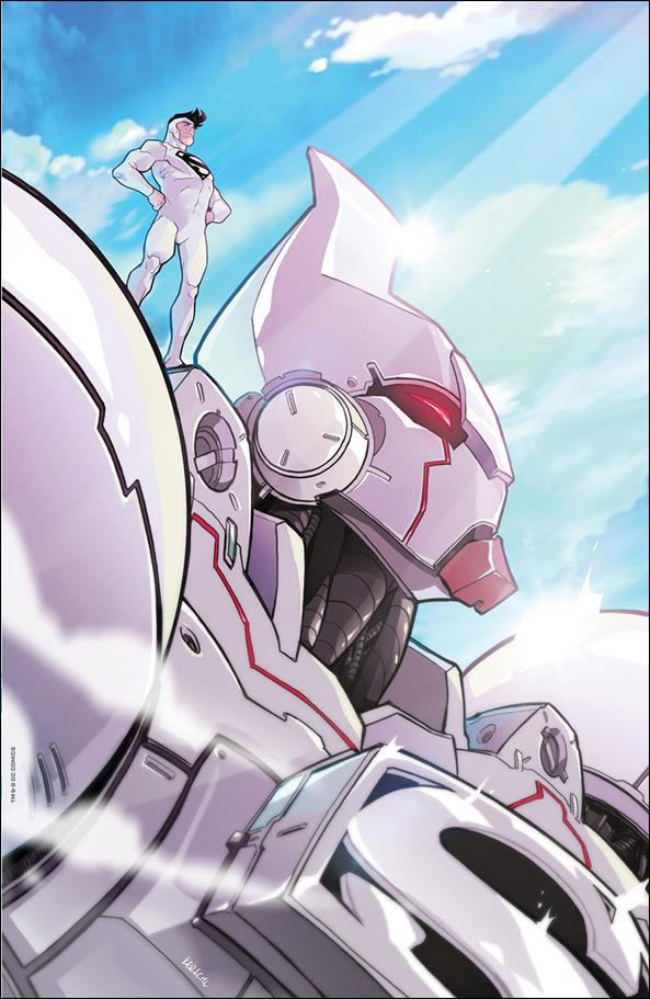DC: Mech issue 1-F Karl Kerschl 1:100 Virgin Foil Cardstock Cover