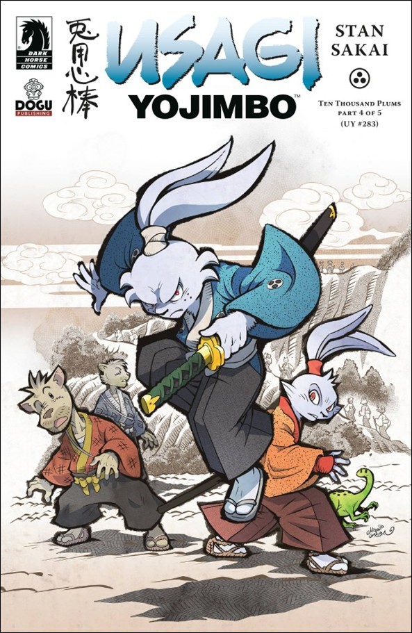 Usagi Yojimbo: Ten Thousand Plums issue 4-B Hitoshi Ariga Cover