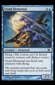 Magic the Gathering: 10th Edition (Base Set) card 74 Cloud Elemental