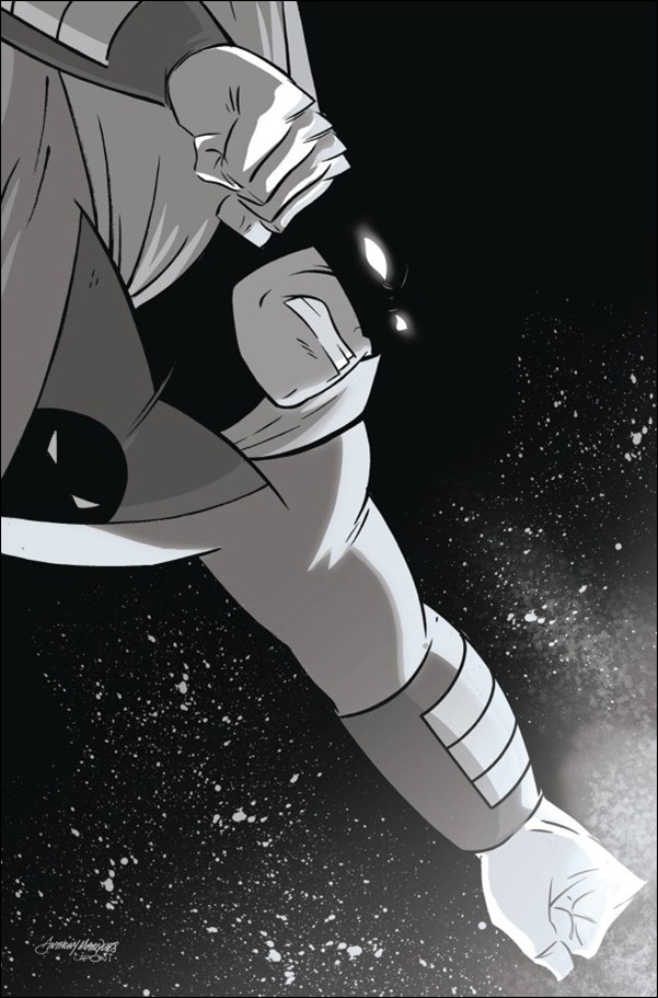 Space Ghost (2024) issue 10-K Anthony Marques B&W Virgin 1:30 Cardstock Cover