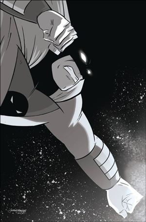 Space Ghost (2024) issue 10-K Anthony Marques B&W Virgin 1:30 Cardstock Cover
