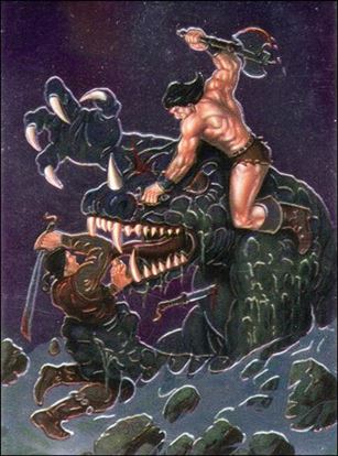 Conan III (Base Set) card 16 Savage Sword #187