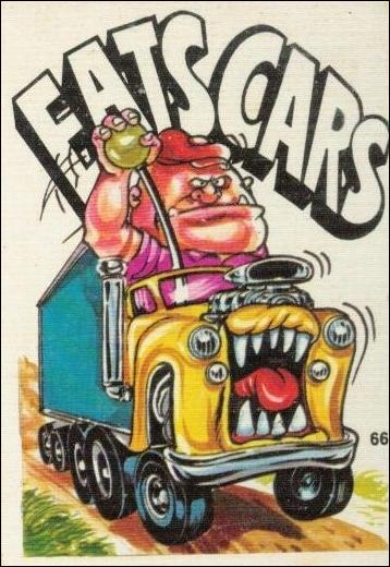 Fantastic Odd Rods: Series 2 (Base Set) card 66 Eats Cars