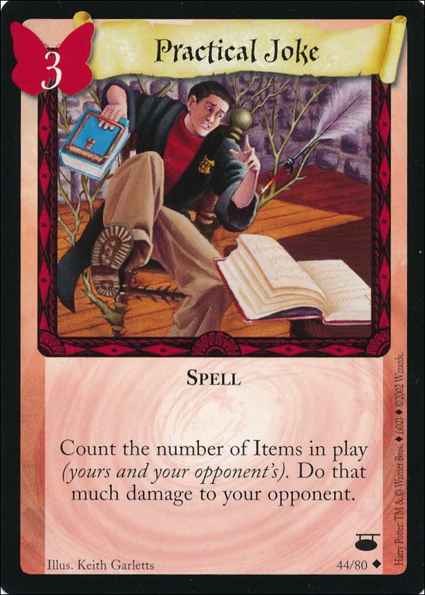 Harry Potter: Diagon Alley (Base Set) card 44 Practical Joke