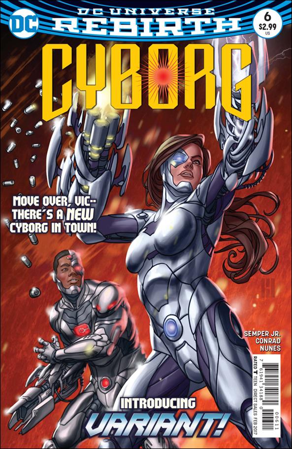 Cyborg (2016) issue 6 Mike Choi Cover