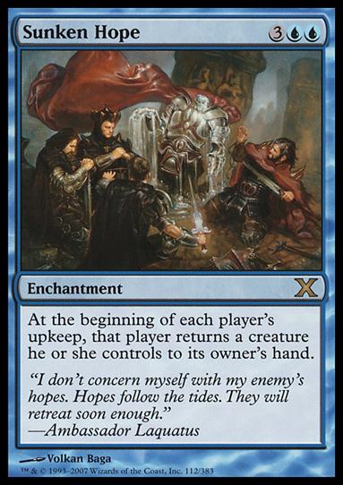 Magic the Gathering: 10th Edition (Base Set) card 112 Sunken Hope