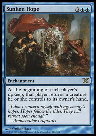 Magic the Gathering: 10th Edition (Base Set) card 112 Sunken Hope
