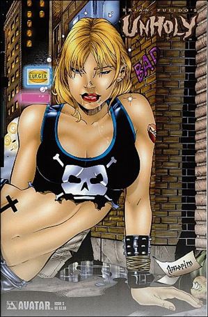 Brian Pulido's Unholy issue 3-E Wraparound  Cover