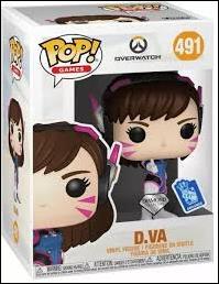 POP! Games figure 491 D.Va  (Funko Club Diamond Edition)