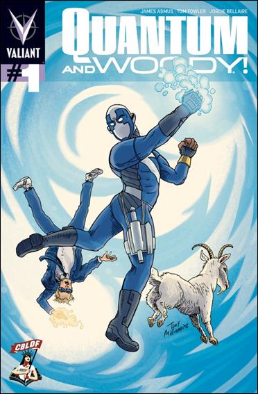 Quantum & Woody (2013) issue 1-E Tony Millionaire CBLDF Liberty Cover 1/750