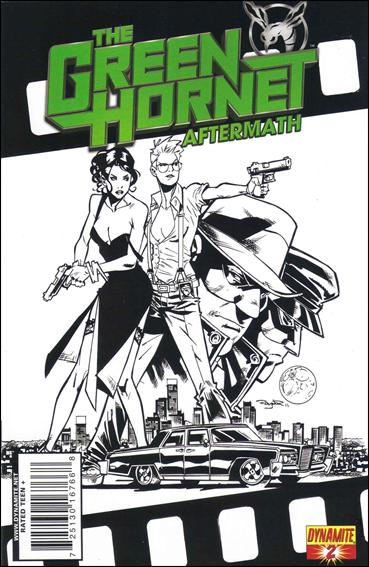 Green Hornet Aftermath issue 2-B Black and White 1:10 Cover