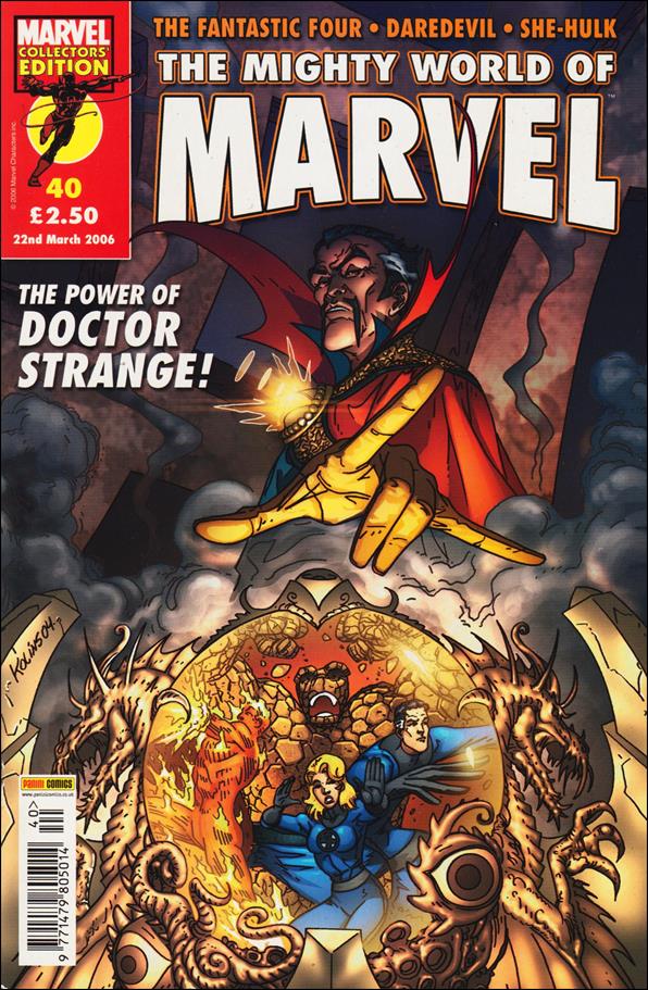 Mighty World of Marvel (UK) (2003) issue 40 Cardstock Cover
