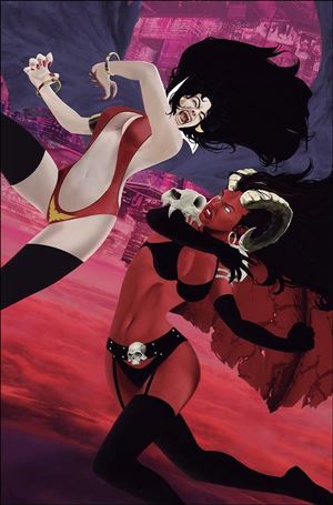 Vampirella vs Purgatori issue 3-I Daniel Maine Virgin Cover