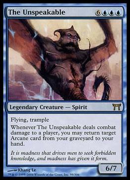 Magic the Gathering: Champions of Kamigawa (Base Set) card 98 The Unspeakable