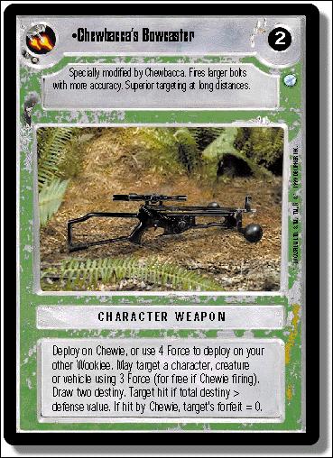 Star Wars: Endor Limited (Base Set) card 178 Chewbacca's Bowcaster