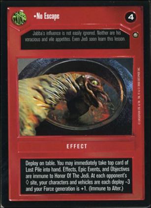 Star Wars: Jabba's Palace Sealed Deck (Base Set) card 4 No Escape