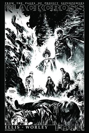 Project Superpowers: Blackcross issue 4-G Gabriel Hardman 1:35 Black & White Cover