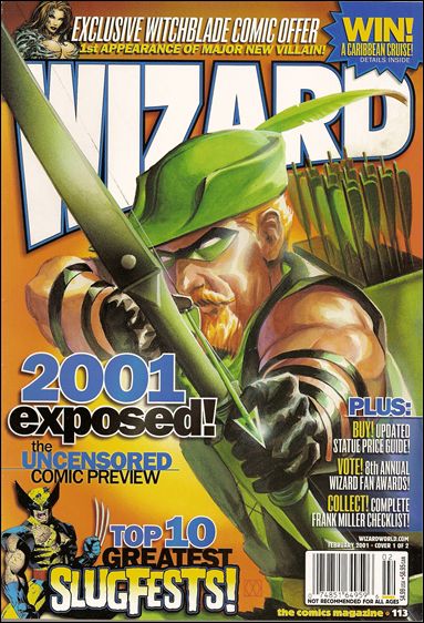 Wizard: The Comics Magazine issue 113 Matt Wagner Green Arrow Cover
