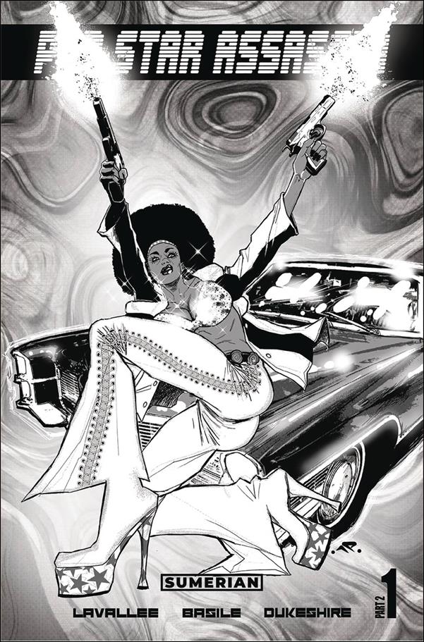 Pop Star Assassin 2 issue 1-B Black & White Cover