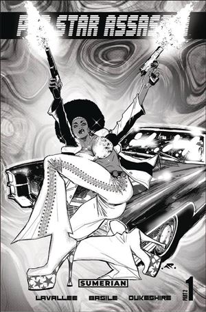 Pop Star Assassin 2 issue 1-B Black & White Cover