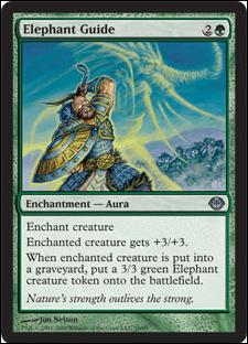 Magic the Gathering: Duel Decks: Garruk vs. Liliana (Base Set) card 18 Elephant Guide
