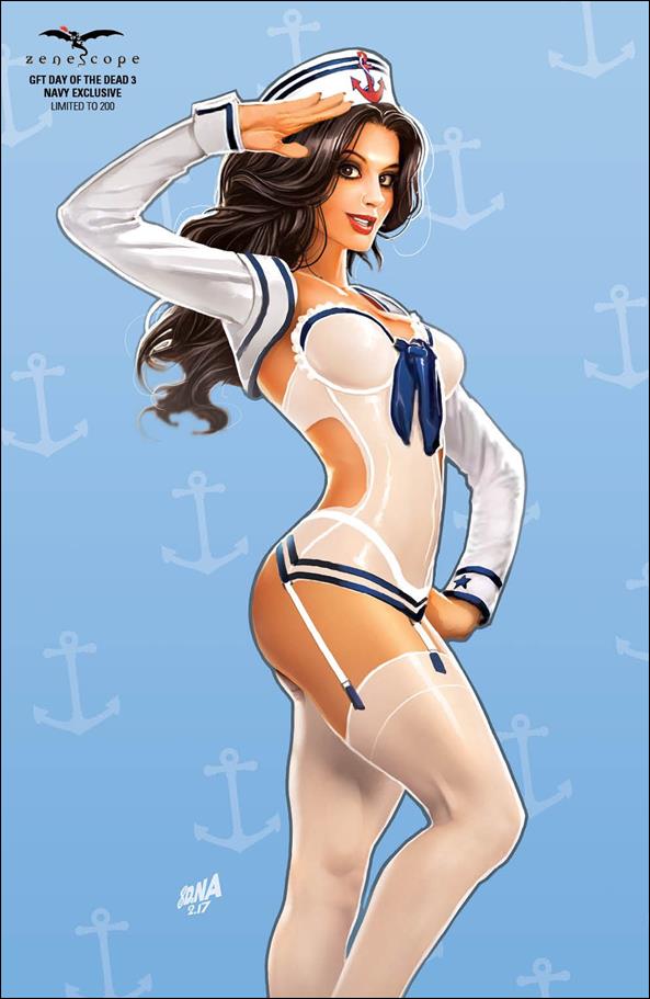 Grimm Fairy Tales: Day of the Dead issue 3-G David Nakayama Navy Exclusive Cover 1/200