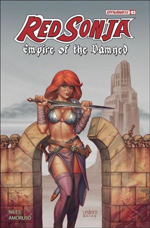 Red Sonja: Empire of the Damned issue 3-G Joseph Michael Linsner Foil 1:10 Cover