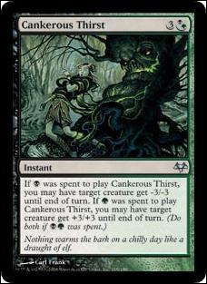 Magic the Gathering: Eventide (Base Set) card 116 Cankerous Thirst