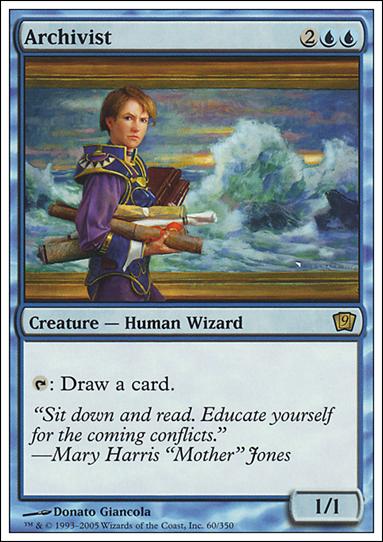 Magic the Gathering: 9th Edition (Base Set) card 60 Archivist