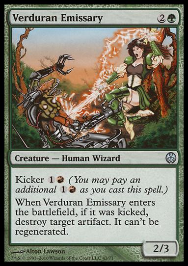 Magic the Gathering: Duel Decks: Phyrexia vs. the Coalition (Base Set) card 43 Verduran Emissary