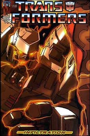 Transformers: Infiltration issue 6-E Andrew Wildman Wraparound Cover 1:25