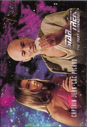 Star Trek: The Next Generation - The Episode Collection Season One (Base Set) card 98 Captain Jean-Luc Picard