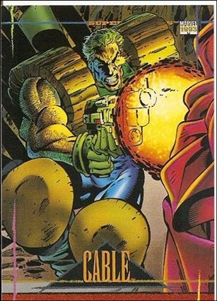 Marvel Universe: Series 4 (Base Set) card 35 Cable