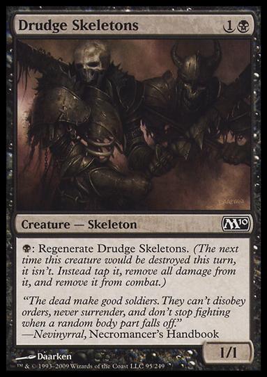 Magic the Gathering: 2010 Core Set (Base Set) card 95 Drudge Skeletons