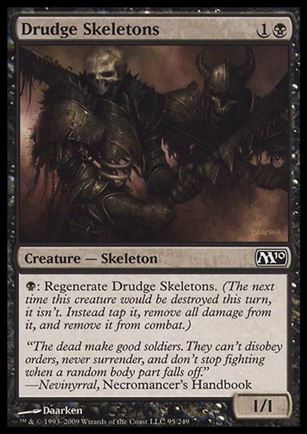 Magic the Gathering: 2010 Core Set (Base Set) card 95 Drudge Skeletons
