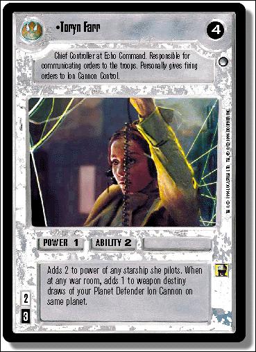 Star Wars: Hoth Limited (Base Set) card 105 Toryn Farr